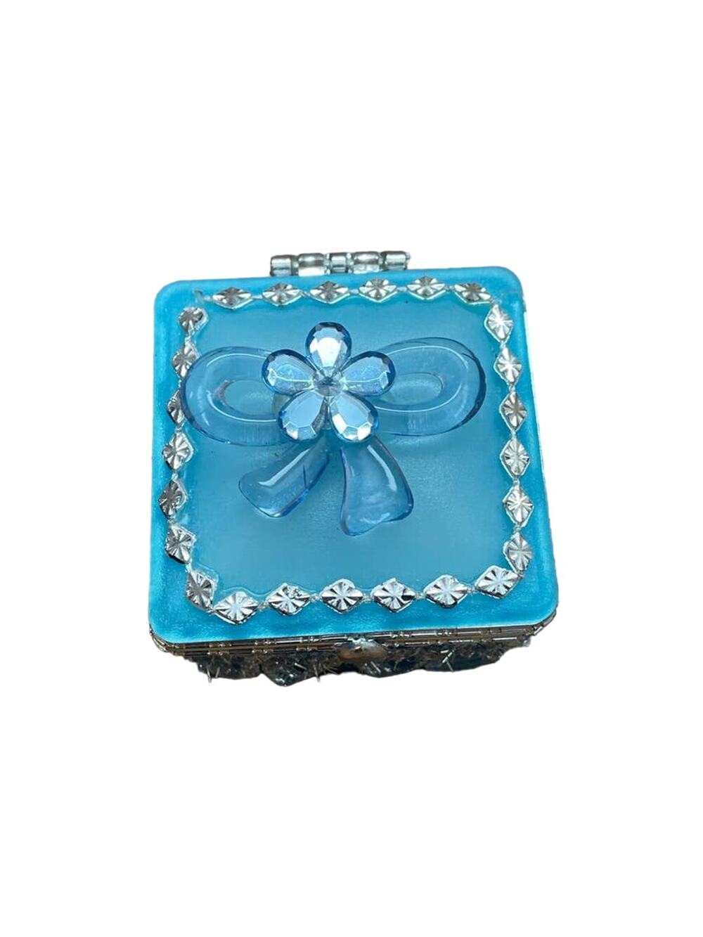 Small Plastic Blue Giftbox with Mirror